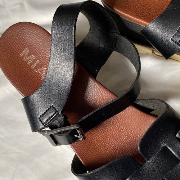 MIA Black and Brown Women's Sandals - Picture 7 of 16